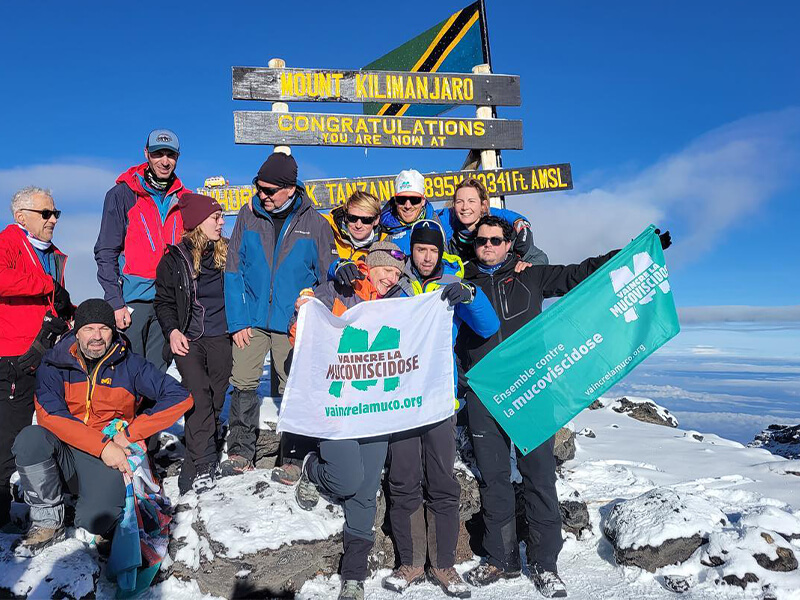 ascension Maxime Sorel Vaincre la Mucoviscidose Kilimandjaro