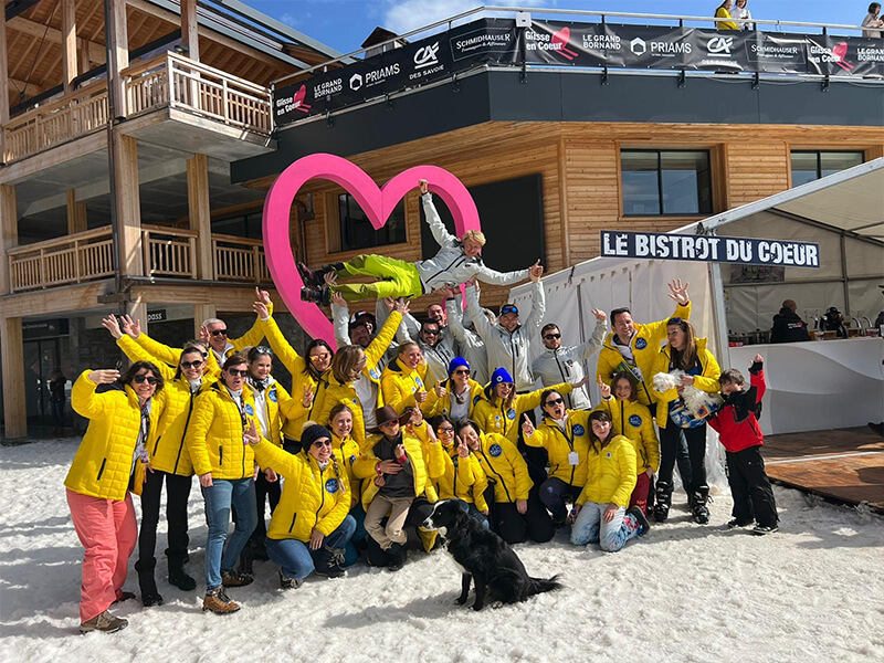 équipes glisse en coeur et Maxime Sorel