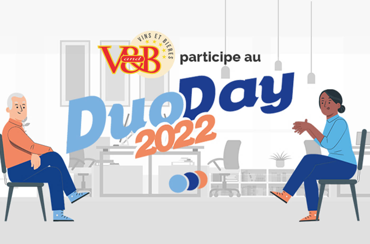V and B participe au Duoday 2022